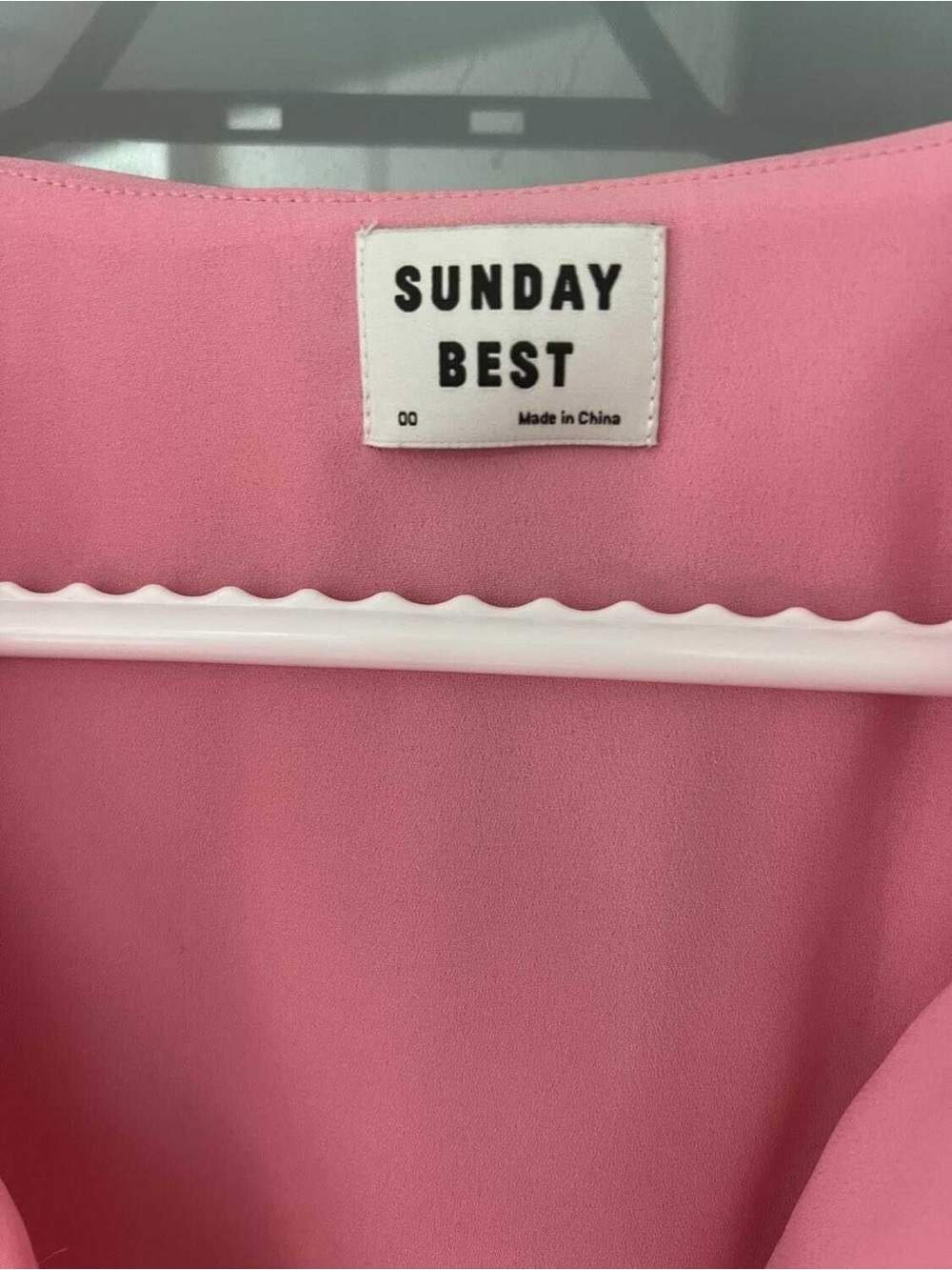 Sunday Best Pink Ruffle Wrap Mini Dress - Picture 4 of 4